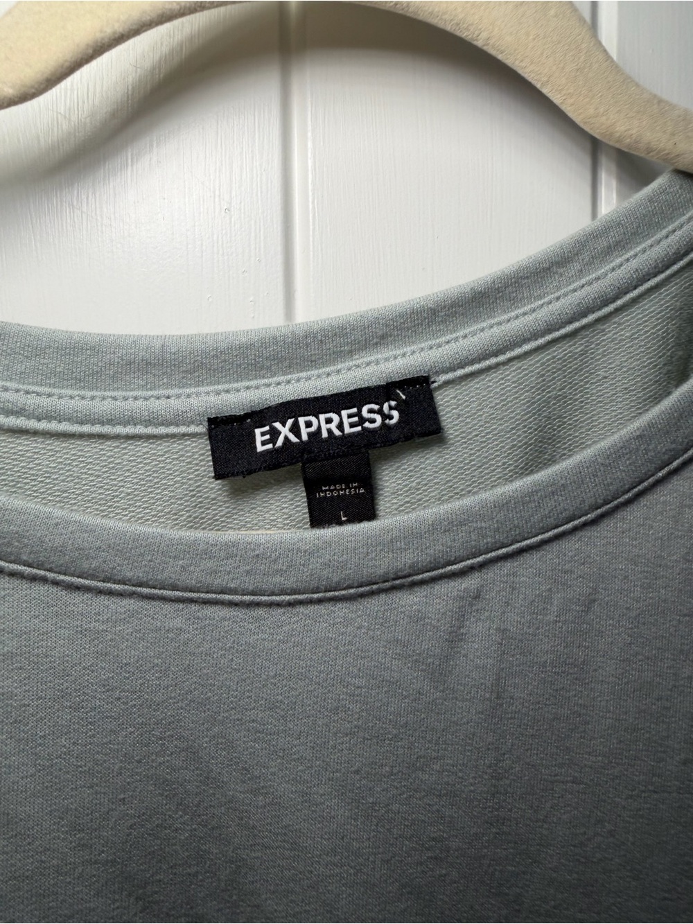 Express green Ruched-Side Short Sleeve Mini Dress - Picture 6 of 6